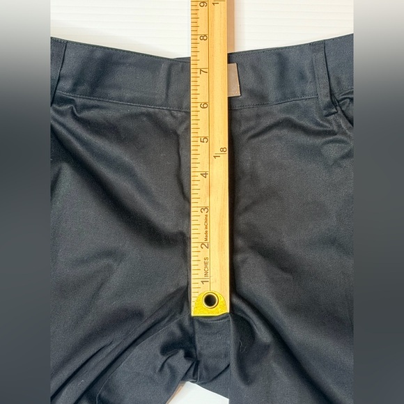 Fracomina Italian Designer Black Straight Leg Trousers Business Casual - Size 42 - Picture 11 of 13